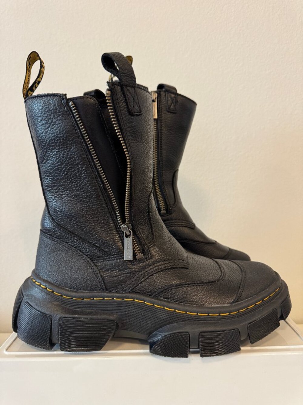 Dr. Martens DMXL Rigger Leather Boots Black US M 8 W 9 EU 41 NWOT - Picture 3 of 8